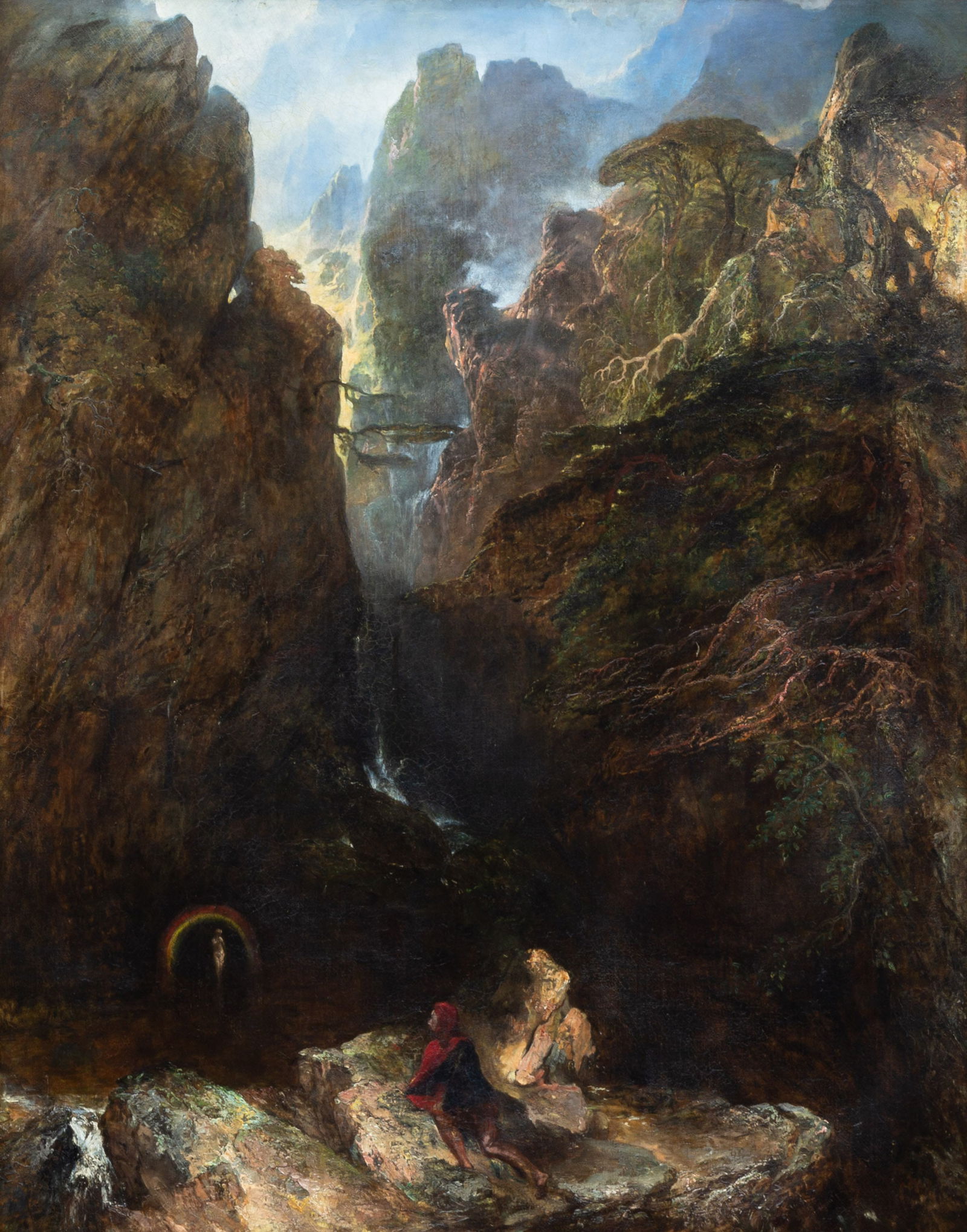 19th Century Romantic Landscape, Unsigned (1 of 9)