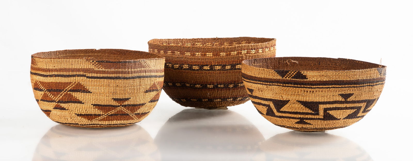 Three Native American Hupa Squash Caps (1 of 3)