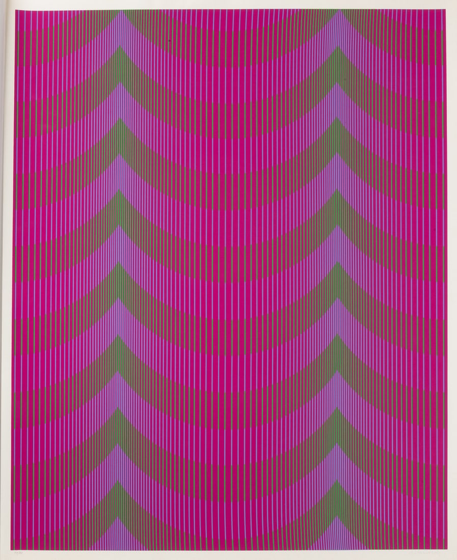 Julian Stanczak (American, 1928-2017) "Veiled" (1 of 2)