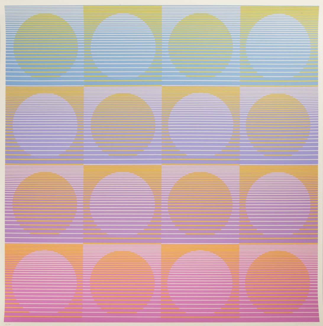 Julian Stanczak (American, 1928-2017) "Ariel" (1 of 3)