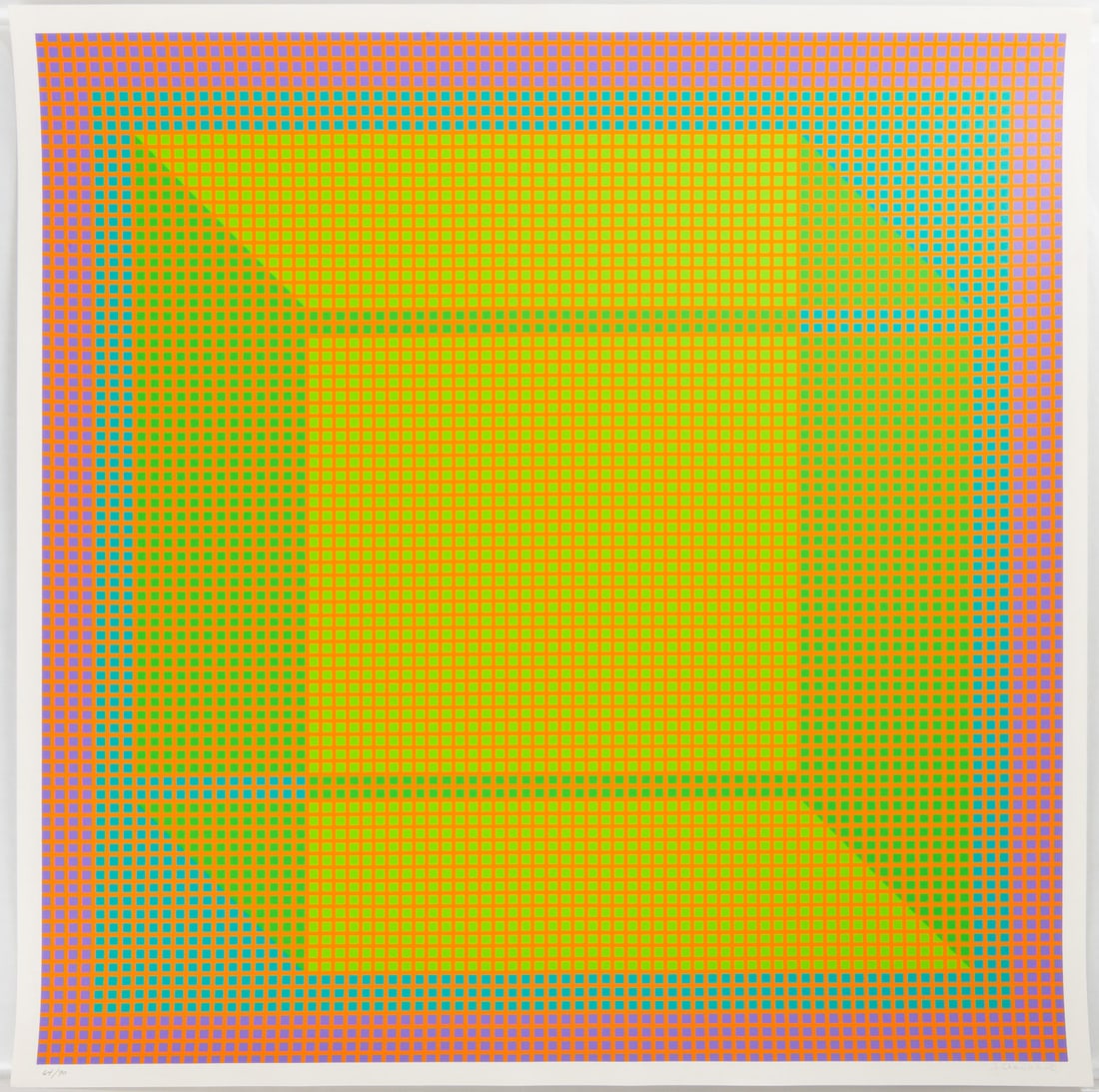 Julian Stanczak (American, 1928-2017) "Boxed" (1 of 3)