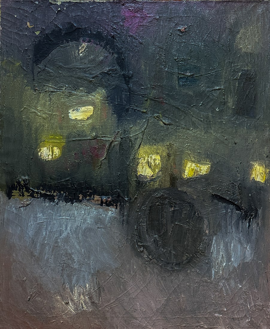 Merton D. Simpson (American, 1928-2013) "City in Yellow Light" (1 of 6)