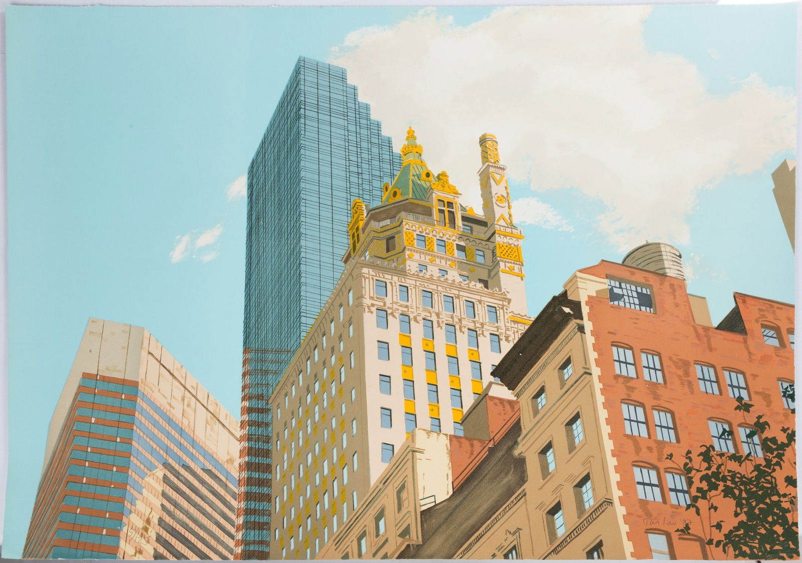 (7) Philip Tarlow (American, b. 1940) "57th Street" (1 of 1)