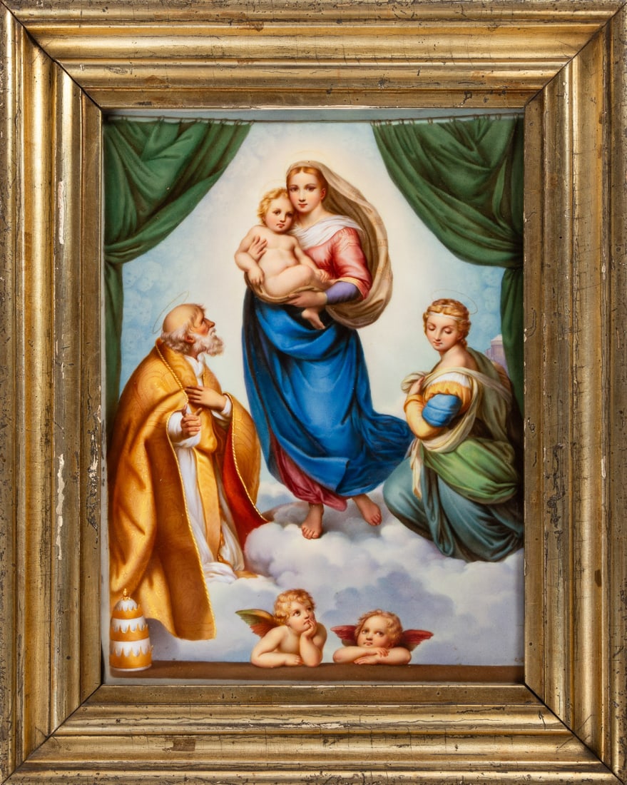 Meissen Porcelain "The Sistine Madonna by Raphael" (1 of 6)