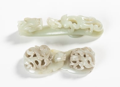 Chinese Jade Belt Buckles
