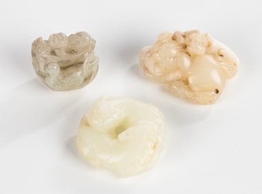 Chinese Jade Animal Pendant Amulets