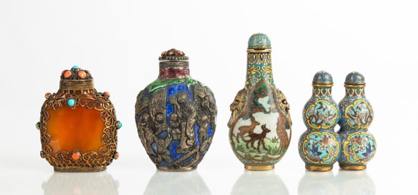 Four Snuff Bottles