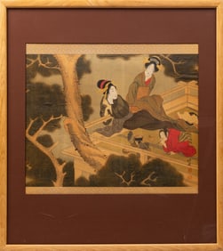 Katsushika Hokusai (Japanese, 1760-1849) Verandah, Kakemono