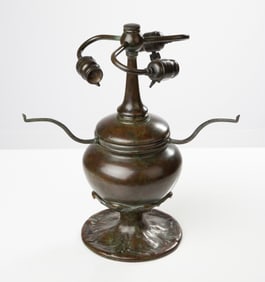 Tiffany Studios Bronze Lamp Base