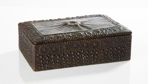 Tiffany Studios Bronze "Volcano" Humidor