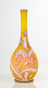 Thomas Webb Cameo Glass Vase