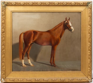 Alexander Pope (American, 1849-1924) Portrait of a Horse