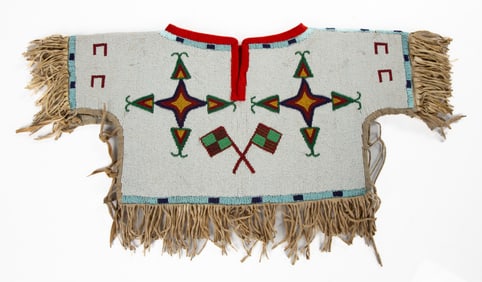 Blackfeet Child's Beaded Cape