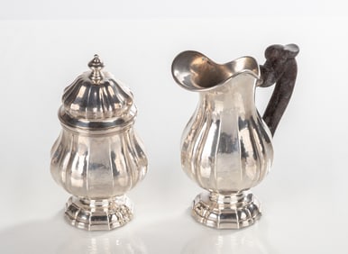 Buccellati Sterling Silver Creamer & Sugar