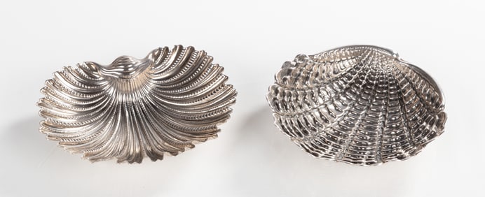 Buccellati Sterling Silver Arca & Venus Sea Shell Bowls