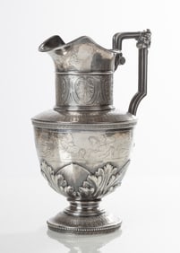 Tiffany & Co. Silver Neo-Grec Etruscan Ewer