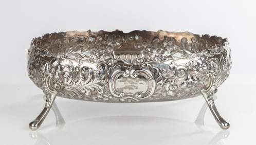 English Repousse Silver Centerpiece