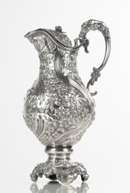 Early Samuel Kirk Silver Ewer