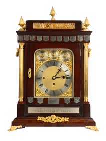 Rare Late 19th Century English Chess Trophy Clock