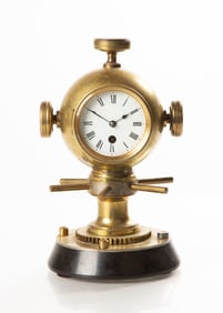 French Nautical Industrial Clock