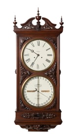Ithaca Bank Regulator No. 1 Calendar Clock