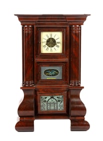 Rare J.C. Brown Super Empire Shelf Clock