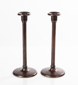 Roycroft Copper Candlesticks