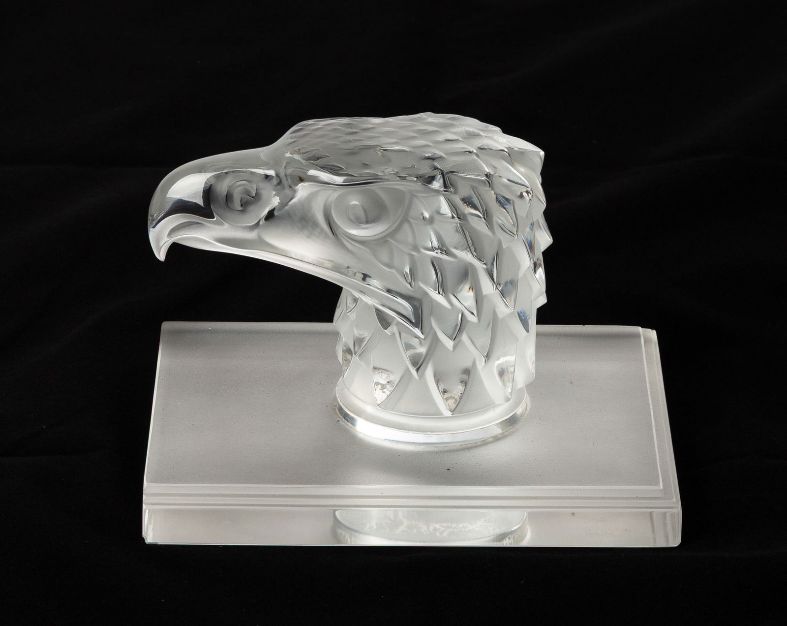 Lalique Tete d'Aigle (Eagle Head) Bookend (1 of 8)