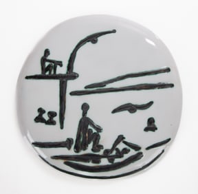 Pablo Picasso (Spanish, 1881-1973) Plongeurs (Divers), 1956 A.R. 377