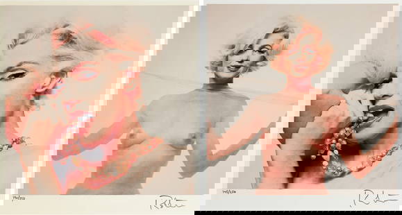 Bert Stern (American, 1929-2013) Marilyn Monroe (From The Last Sitting, 1962): Bert Stern (American, 1929-2013) Marilyn Monroe (From The Last Sitting, 1962) Dye couple, chromogenic prints. Each signed and numbered edition. New York: Shorewood Atelier, 1978. Image: 18 3/4 x 18 3/