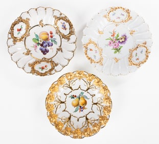Meissen Porcelain Deep Dishes / Plates