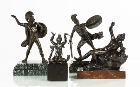 Grand Tour Bronzes, Including Drunken Satyr