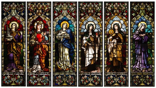 Mayer & Co. Six Catholic Female Saints