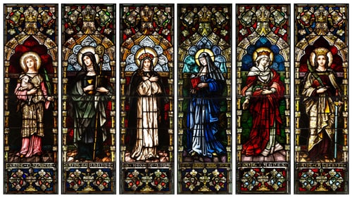 Mayer & Co. Six Catholic Female Saints