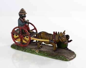 The "Bad Accident" Cast Iron Mechanical Bank