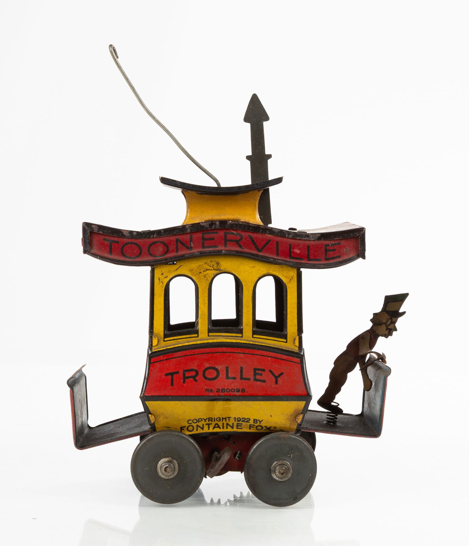 Toonerville Trolley Tin Wind-Up Toy (1 of 4)