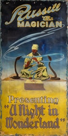 Roy Mason (American, 1886-1972) Russell the Magician, Presenting "A Night in Wonderland"