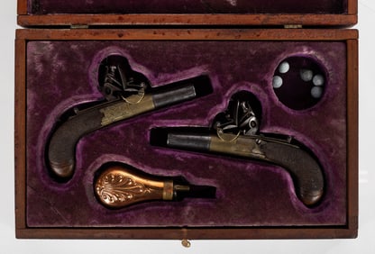 James & Redfern, London, Flintlock Traveling Pistols