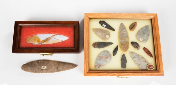 Native American Arrowheads & Spearheads