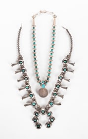 Navajo Turquoise & Silver Necklaces