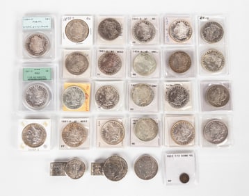 Silver Dollars & Silver Dollar Money Clips