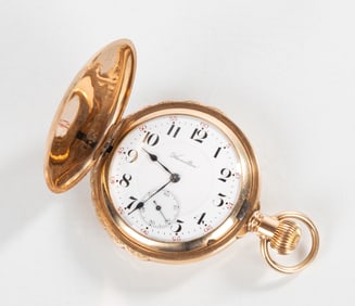 Hamilton 14K Gold Pocket Watch