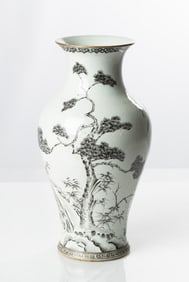 Chinese Baluster Porcelain Vase