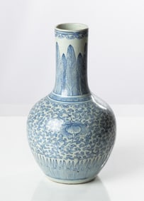 Chinese Blue & White Porcelain Vase
