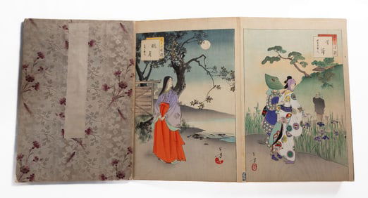 Mizuno Toshikata (Japanese, 1866-1908) "Selection of Thirty-Six Beauties" (Sanhurokkasen)