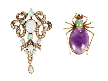 Art Nouveau Brooches