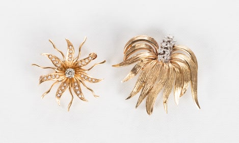 Ladies' 14K Gold Brooch & Pendant Brooch