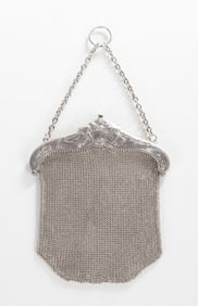 Ladies' Gorham Art Nouveau Sterling Silver Evening Purse