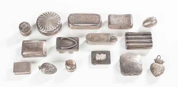 Silver Trinket / Snuff Boxes