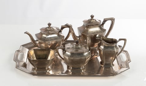 R. Wallace & Sons, Sterling Silver Tea & Coffee Service